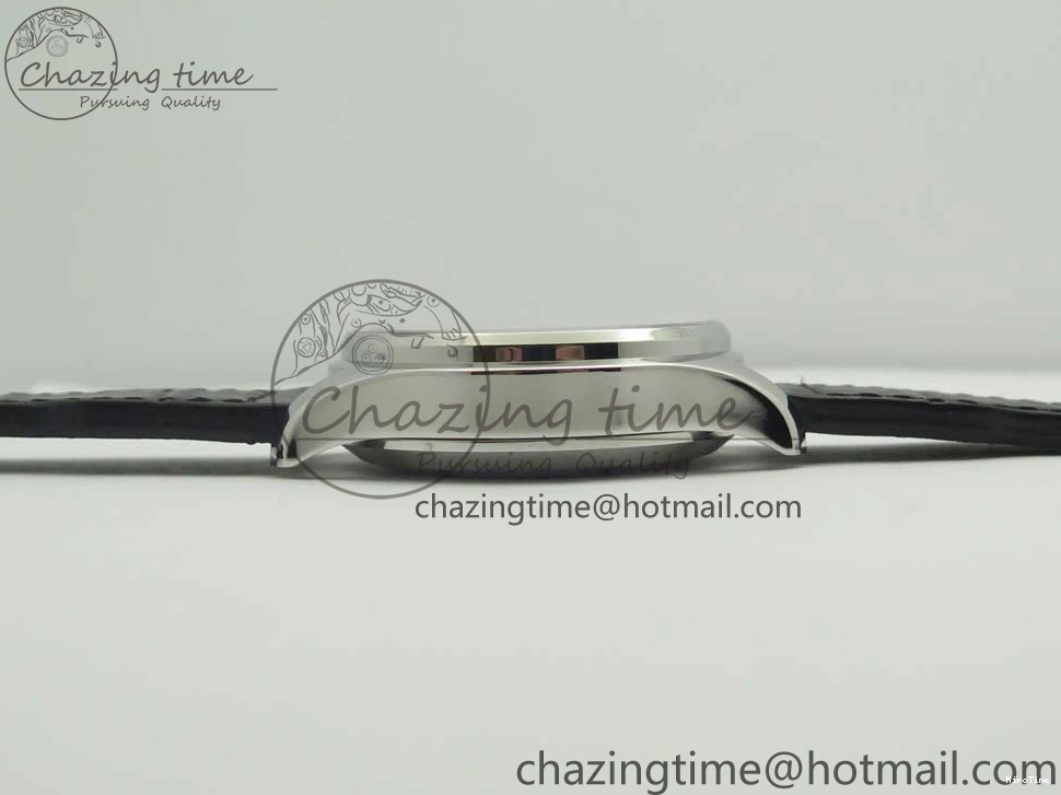 MIROTIME 0213 Pilot Chrono 377725 SS ZF 1:1 Best Edition White Dial on Black Leather Strap A Soft 7183